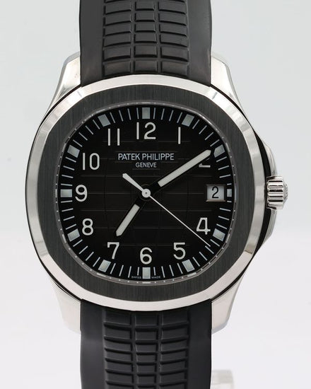 2019 Patek Philippe Aquanaut 40MM Black Dial Rubber Strap (5167A-001)