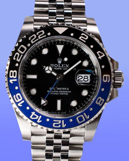 No Reserve - 2026 Rolex GMT-Master II "Batgirl" 40MM Black Dial Jubilee Bracelet (126710BLNR)