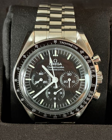 2024 Omega Speedmaster Professional Moonwatch 42MM Black Dial Steel Bracelet (310.30.42.50.01.001)