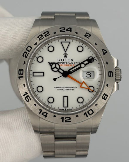 No Reserve - 2026 Rolex Explorer II "Polar" 42MM White Dial Oyster Bracelet (226570)