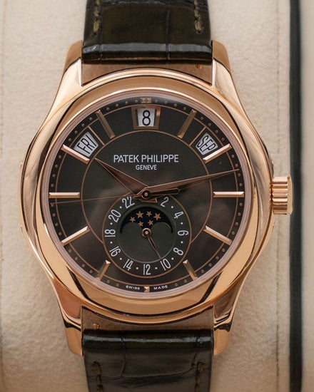 2025 Patek Philippe Annual Calendar 40MM Green Dial Leather Strap (5205R-011)