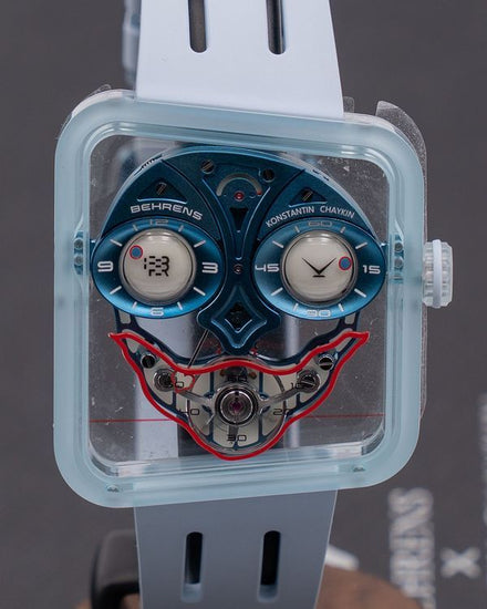 2026 Konstantin Chaykin Ace Of Hearts "Blue Joker" L.E. 42MM SKeleton Dial Rubber Strap (BHR033SABLU01)
