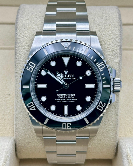 2024 Rolex Submariner No-Date 41MM Black Dial Oyster Bracelet (124060)