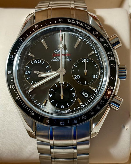2019 Omega Speedmaster Date 40MM Grey Dial Steel Bracelet (323.30.40.40.06.001)