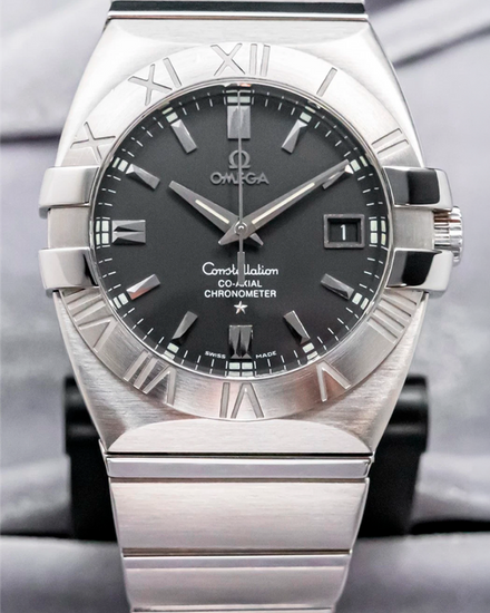 Omega Constellation 38MM Black Dial Steel Bracelet (1503.51)