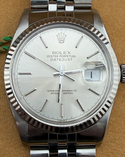 1987 Rolex Datejust 36MM Silver Dial Jubilee Bracelet (16014)