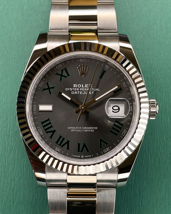 2026 Rolex Datejust "Wimbledon" 41MM Slate Dial Oyster Bracelet (126334)