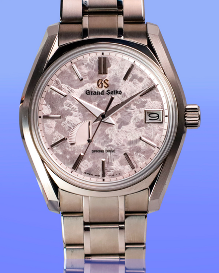 2026 Grand Seiko Heritage “Shunbun” 40MM Pink Dial Titanium Bracelet (SBGA413G)