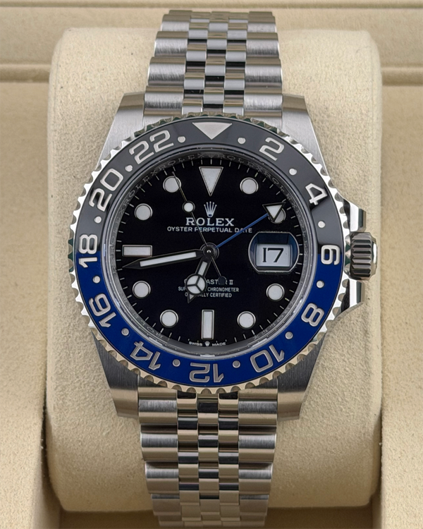 2026 Rolex GMT-Master II "Batgirl" 40MM Black Dial Jubilee Bracelet (126710BLNR)