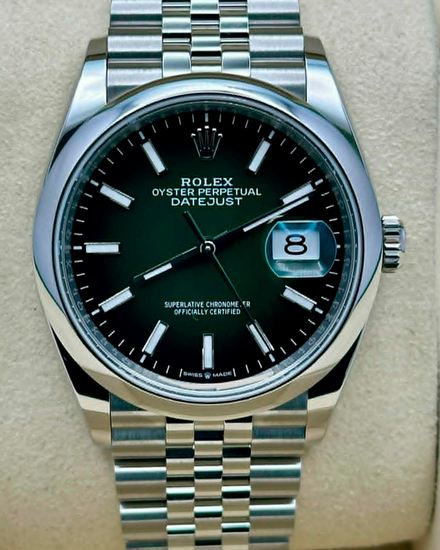 2026 Rolex Datejust 36MM Green Dial Jubilee Bracelet (126200)