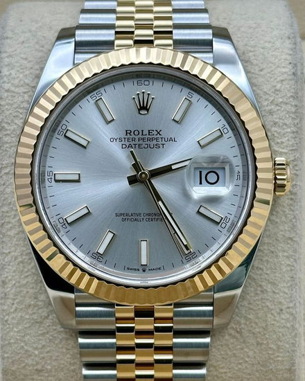 2024 Rolex Datejust 41MM Silver Dial Two-Tone Jubilee Bracelet (126333)