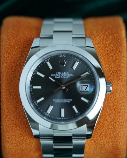 2026 Rolex Datejust 41MM Slate Dial Oyster Bracelet (126300)