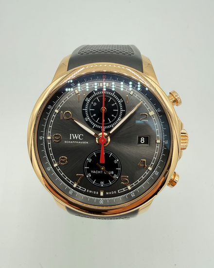 IWC Schaffhausen Portugieser 43.5MM Grey Dial Rubber Strap (IW390505)