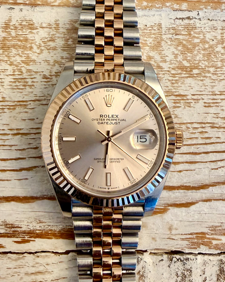 2021 Rolex Datejust 41MM Sundust Dial Two-Tone Jubilee Bracelet (126331)