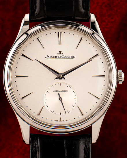 2022 Jaeger-LeCoultre Master Ultra Thin 39MM Silver Dial Leather Strap (Q1218420)