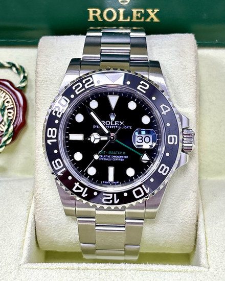 Rolex GMT-Master II 40MM Black Dial Oyster Bracelet (116710LN)