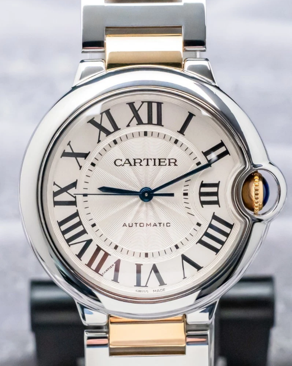 2019 Cartier Ballon Bleu 36MM Silver Dial Two-Tone Bracelet (W2BB0012)
