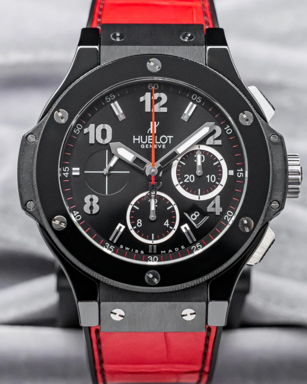 Hublot Big Bang Black Magic 44MM Blue Dial Leather Strap (301.CX.130.RX)