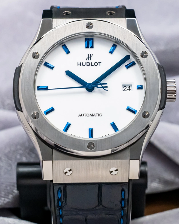 2020 Hublot Classic Fusion S.E. 42MM White Dial Leather Strap (542.NX.2210.LR.JPN17)