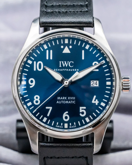 2018 IWC Schaffhausen Pilot "Le Petit Prince" 40MM Blue Dial Leather Strap (IW327004)