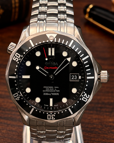 No Reserve - 2024 Omega Seamaster Diver 300M 41MM Black Dial Steel Bracelet (212.30.41.20.01.002)