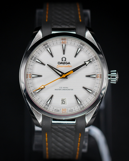 No Reserve - 2024 Omega Seamaster Aqua Terra 150M 41MM Silver Dial Rubber Strap (220.12.41.21.02.002)