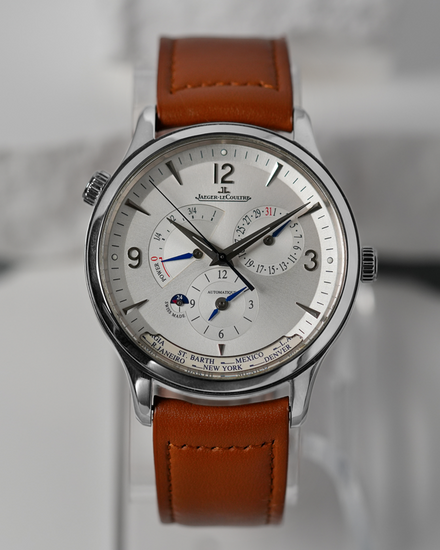 2020 Jaeger-LeCoultre Master Control Geographic 40MM Silver Dial Leather Strap (Q4128420)