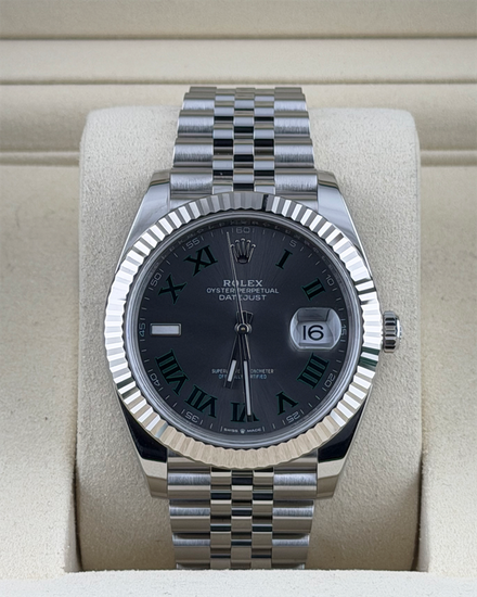2026 Rolex Datejust "Wimbledon" 41MM Slate Dial Jubilee Bracelet (126334)