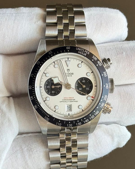 2026 Tudor Black Bay Chrono "Panda" 41MM White Dial Steel Bracelet (79360N)