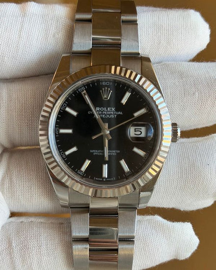 2024 Rolex Datejust 41MM Black Dial Oyster Bracelet (126334)