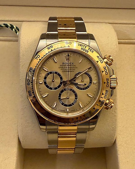 2026 Rolex Cosmograph Daytona 40MM Champagne Dial Two-Tone Oyster Bracelet (126503)