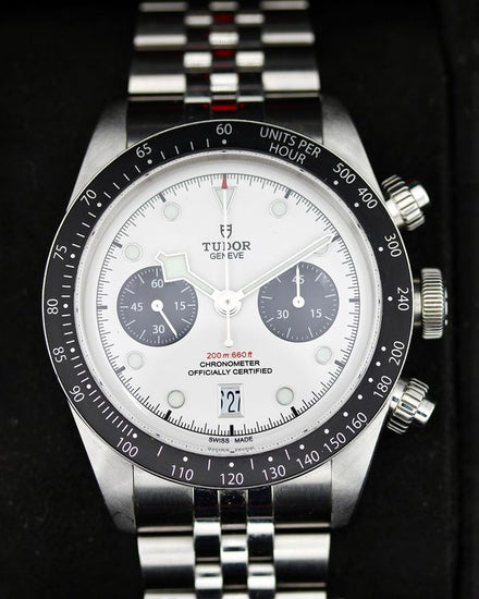 No Reserve - 2025 Tudor Black Bay Chrono "Panda" 41MM White Dial Steel Bracelet (79360N)