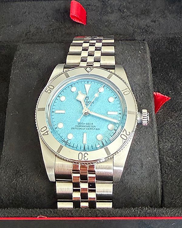 No Reserve - 2025 Tudor Black Bay '54 "Lagoon Blue" 37MM Turquoise Dial Steel Bracelet (79000)