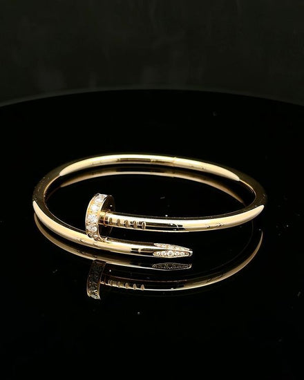 2025 Cartier Juste Un Clou Size 16 Bracelet Yellow Gold Diamonds (CRB6066117)