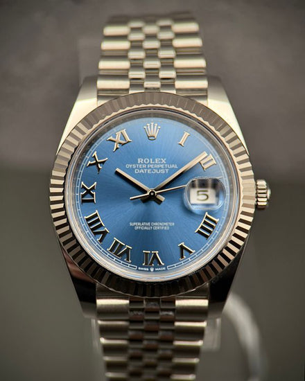 2025 Rolex Datejust 41MM Blue "Azurro" Dial Jubilee Bracelet (126334)