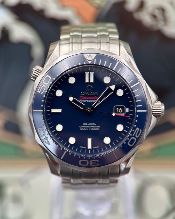 No Reserve - Omega Seamaster Diver 300M 41MM Blue Dial Steel Bracelet (212.30.41.20.03.001)