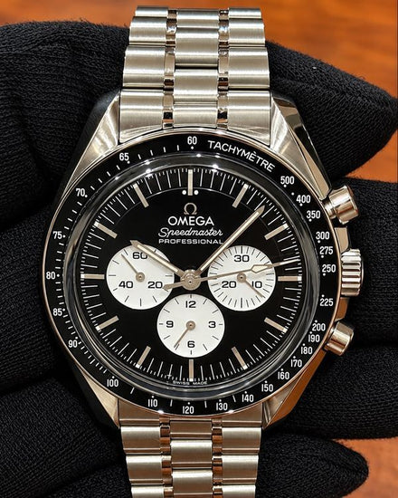2026 Omega Speedmaster Professional Moonwatch 42MM Black Dial Steel Bracelet (310.30.42.50.01.004)