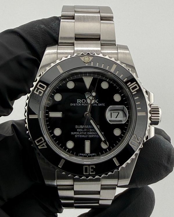 2014 Rolex Submariner Date 40MM Black Dial Oyster Bracelet (116610LN)