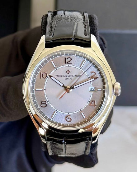 2019 Vacheron Constantin Fiftysix 40MM Silver Dial Leather Strap (4600E/000A-B442)