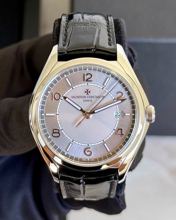 2019 Vacheron Constantin Fiftysix 40MM Silver Dial Leather Strap (4600E/000A-B442)
