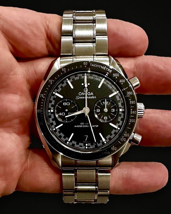 2024 Omega Speedmaster Racing 44.25MM Black Dial Steel Bracelet (329.30.44.51.01.001)