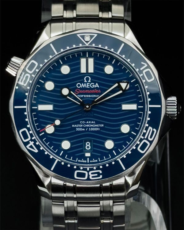 2024 Omega Seamaster Diver 300M 42MM Blue Dial Steel Bracelet (210.30.42.20.03.001)