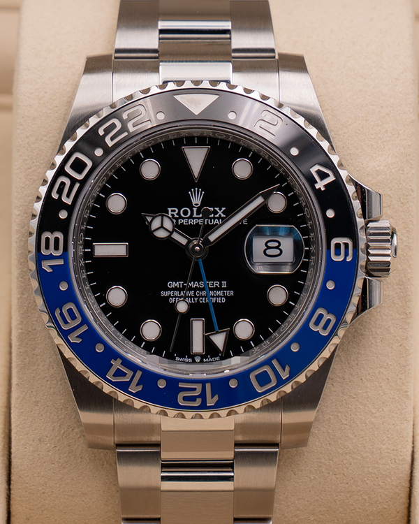 2026 Rolex GMT-Master II "Batman" 40MM Black Dial Oyster Bracelet (126710BLNR)