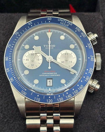 2024 Tudor Black Bay Chrono 41MM Blue Dial Steel Bracelet (79360B)