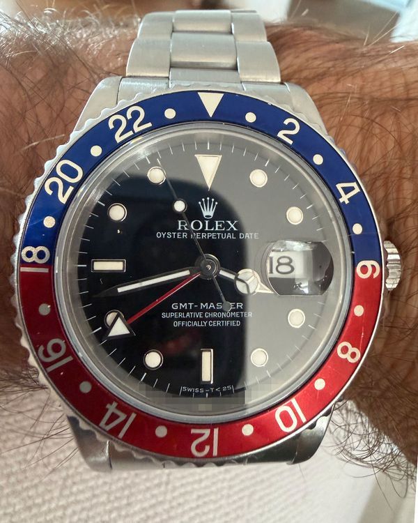 1990 Rolex GMT-Master II “Coke” 40MM Black Dial Oyster Bracelet (16710)