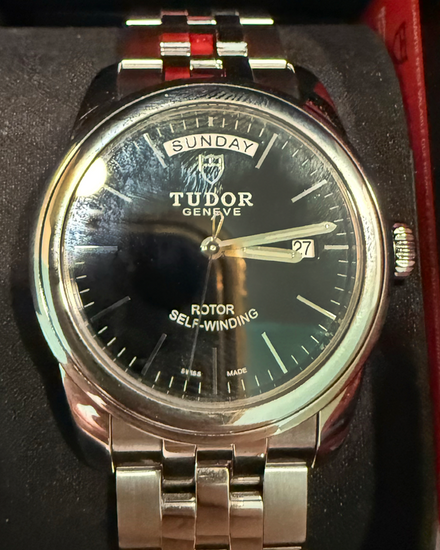 2021 Tudor Glamour 39MM Black Dial Steel Bracelet (56000)