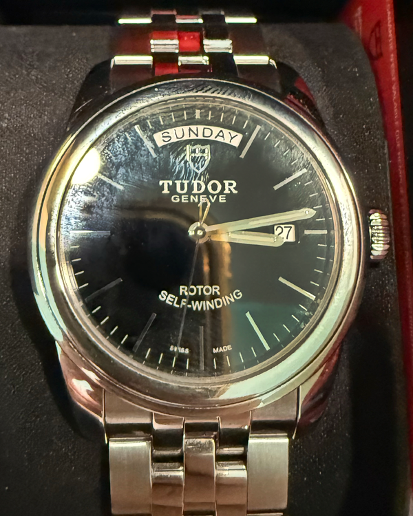 2021 Tudor Glamour 39MM Black Dial Steel Bracelet (56000)