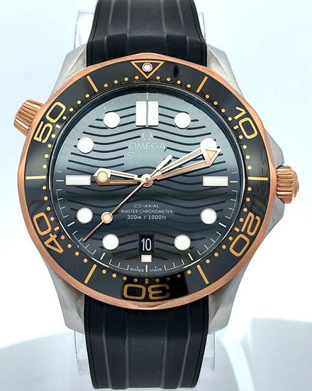 Omega Seamaster Diver 300M 42MM Black Dial Rubber Strap (210.22.42.20.01.002)