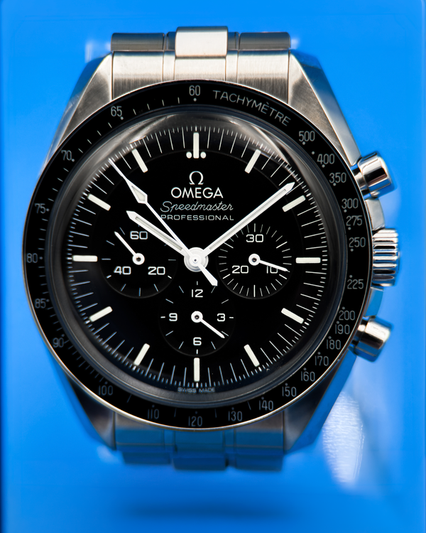 2023 Omega Speedmaster Professional Moonwatch 42MM Black Dial Steel Bracelet (310.30.42.50.01.001)