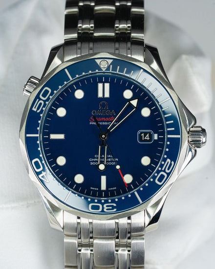 2024 Omega Seamaster Diver 300M 41MM Blue Dial Steel Bracelet (212.30.41.20.03.001)